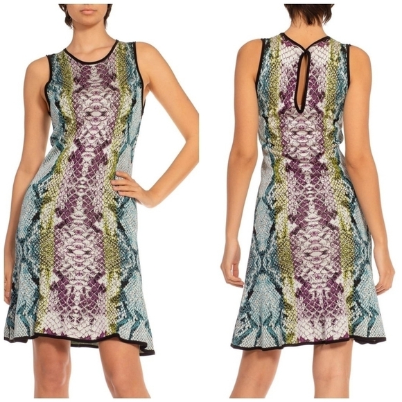 ROBERTO Cavalli Snake Print Dress - Picture 1 of 8